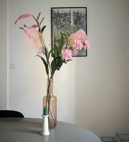 Set Kunstblumen, Blumenstrauss mit Vase
