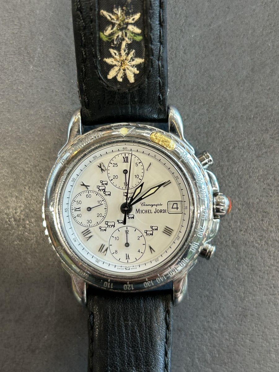 Michel Jordi Orologi: MICHEL JORDI ETHNO CHRONOGRAPH DATE AUTOMATIC VALJOUX – Usato da Aeschi b. Spiez venduto da davidS744
