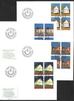 Liechtenstein 12 FDC Serie 632 - 643 Viererblöcke ET 1978