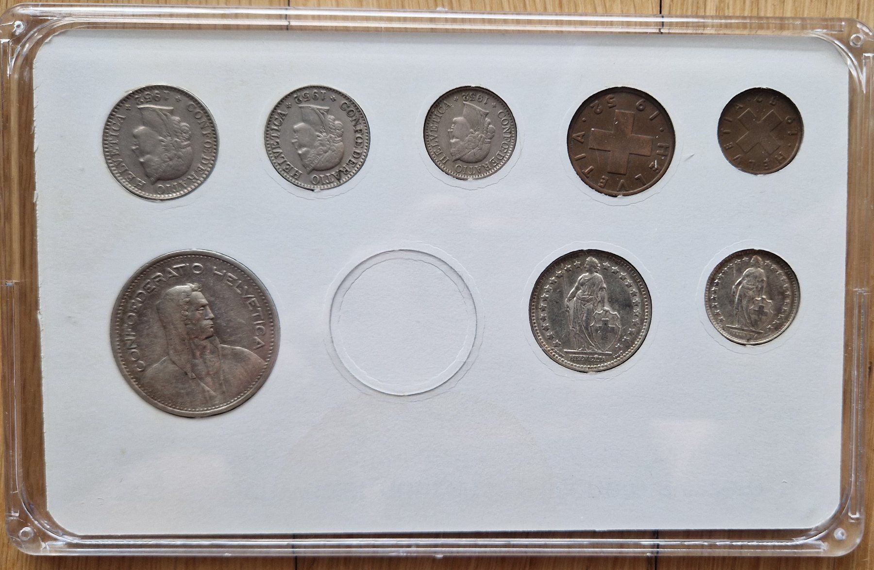 Toutes les monnaies: Münzsatz Schweiz 1952 – Neuf (Voir description) à Sins par 6330berno 1
