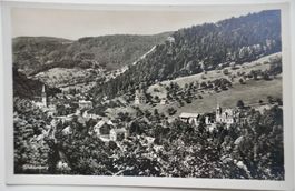 ältere Postkarte Luftaufnahme Waldenburg, ungelaufen