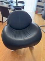 Leder Sessel schwarz, Lounge Sessel
