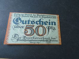 Dt. Reich,  Borna  - Notgeldschein
