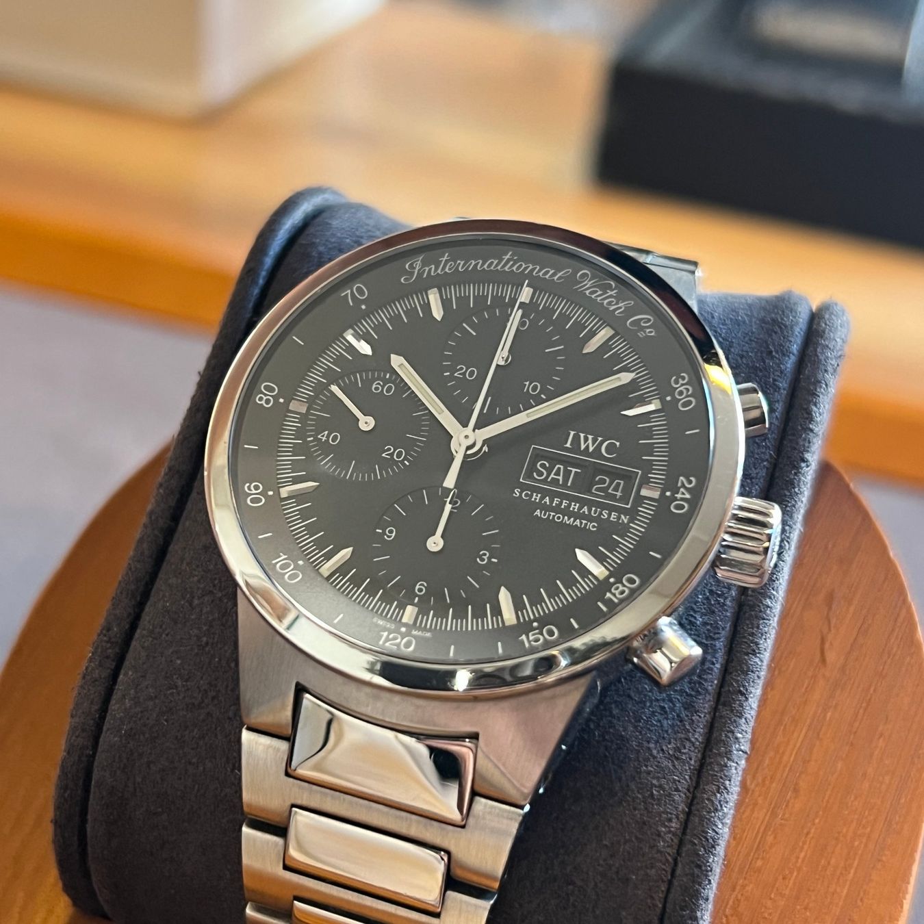 IWC Montres: FLASH SALE IWC GST Chronograph Automatic Full Set IW370708 – D'occasion à Carouge GE par Watchaser 2