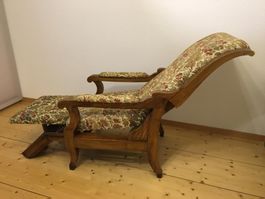 Antiker Liege - Sessel - Stuhl