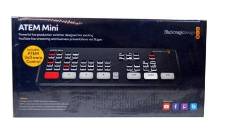 Sistema di controllo: Blackmagic ATEM Mini - Videomischer für Streaming – Nuovo e nell'imballaggio originale da Bern venduto da FreitagsSachen22 5