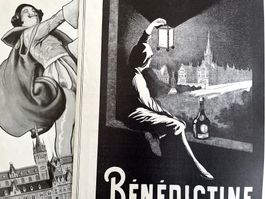 Bénédictine Cappiello - 2 alte Werbungen / Réclames 1923/24
