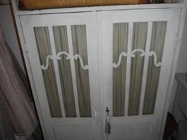 Shabby chic Kommode Vitrine