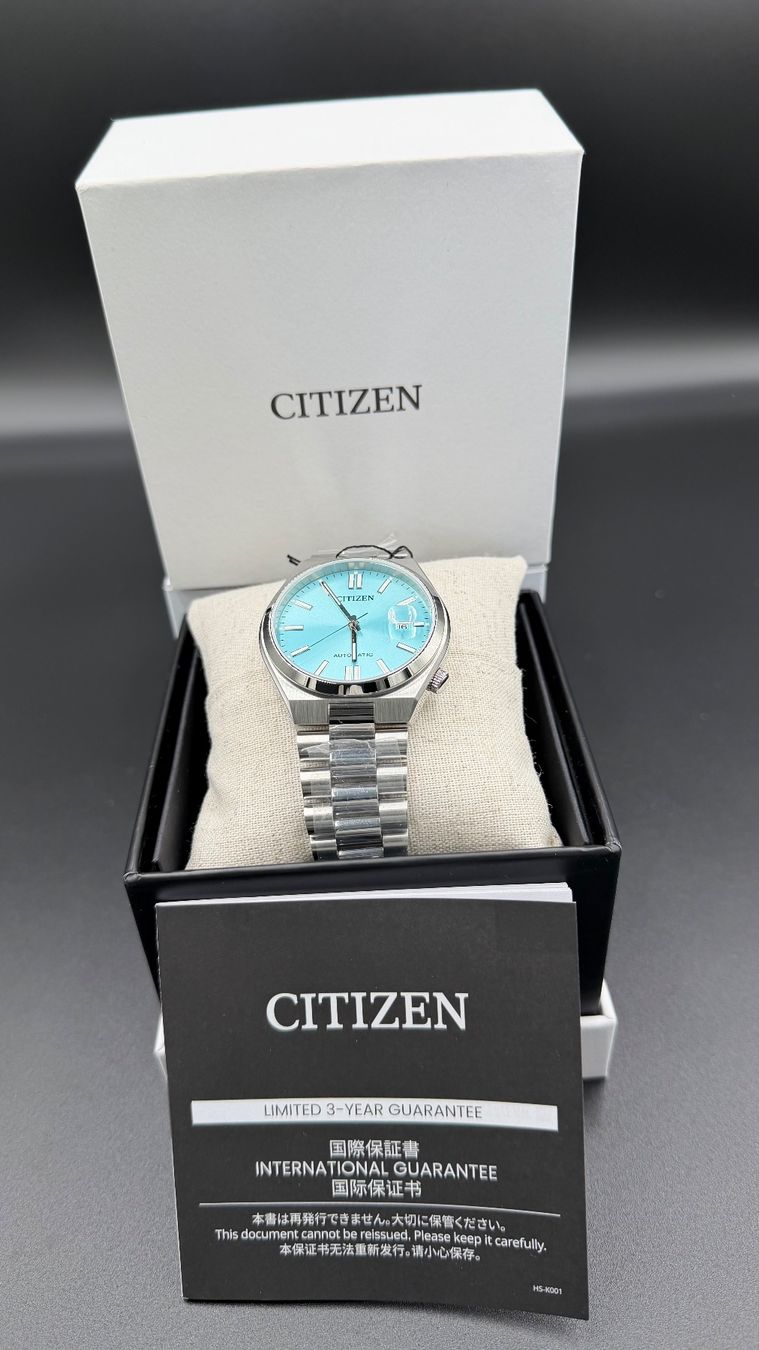 Citizen Orologi: Citizen Tsuyosa - Turquoise - 40MM – Nuovo e nell'imballaggio originale da Versoix venduto da WatchesGeneva 3