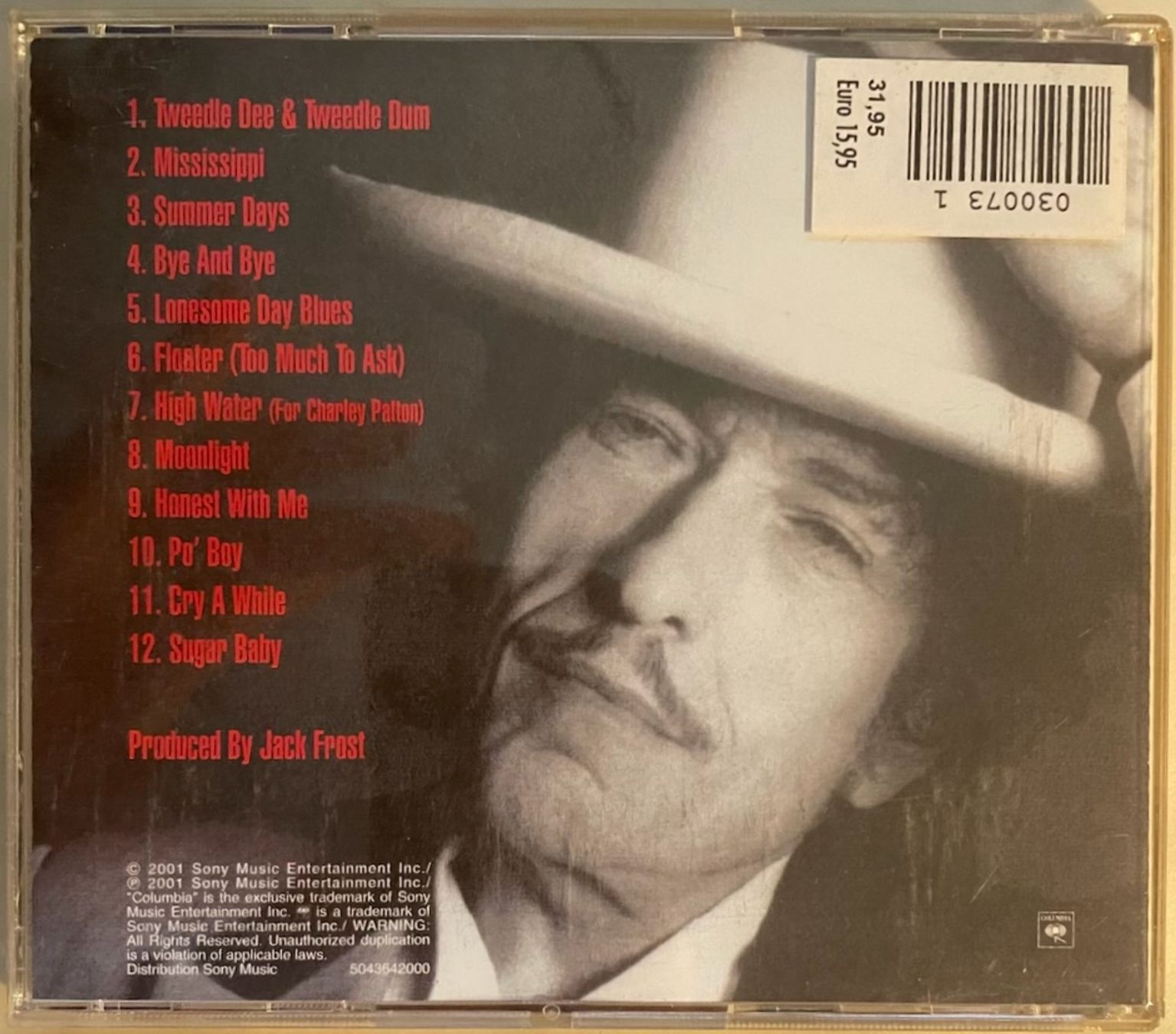 CD: Bob Dylan - Love And Theft – Usato da Brunnen venduto da Barfly5 1
