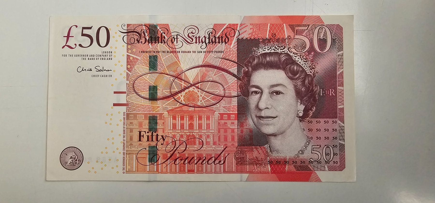 Banconote: England 50 Pfund 2010 – Usato da Waldenburg venduto da bur_kvf7