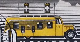 ZB42) 210, Automobilpostbüros, Abart ver, Gelbdruck