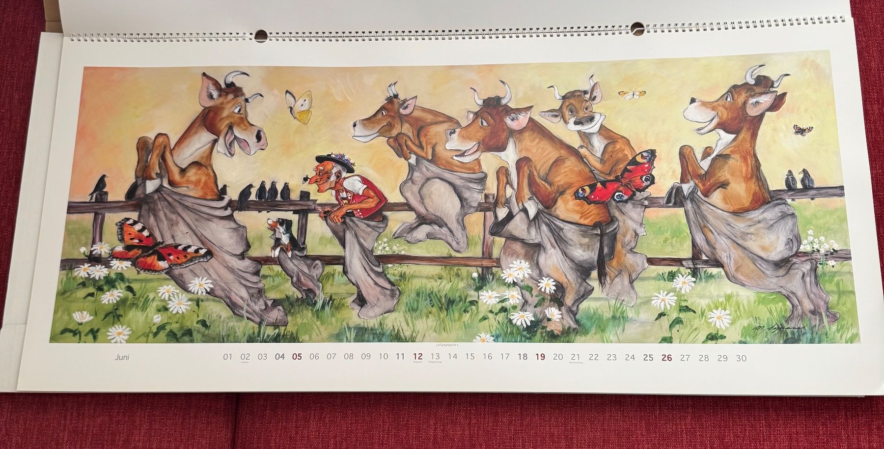 Kalender: Kalender Martin Synacek 2011 Appenzell – Gebraucht aus Riehen von ekc_ymy2 5