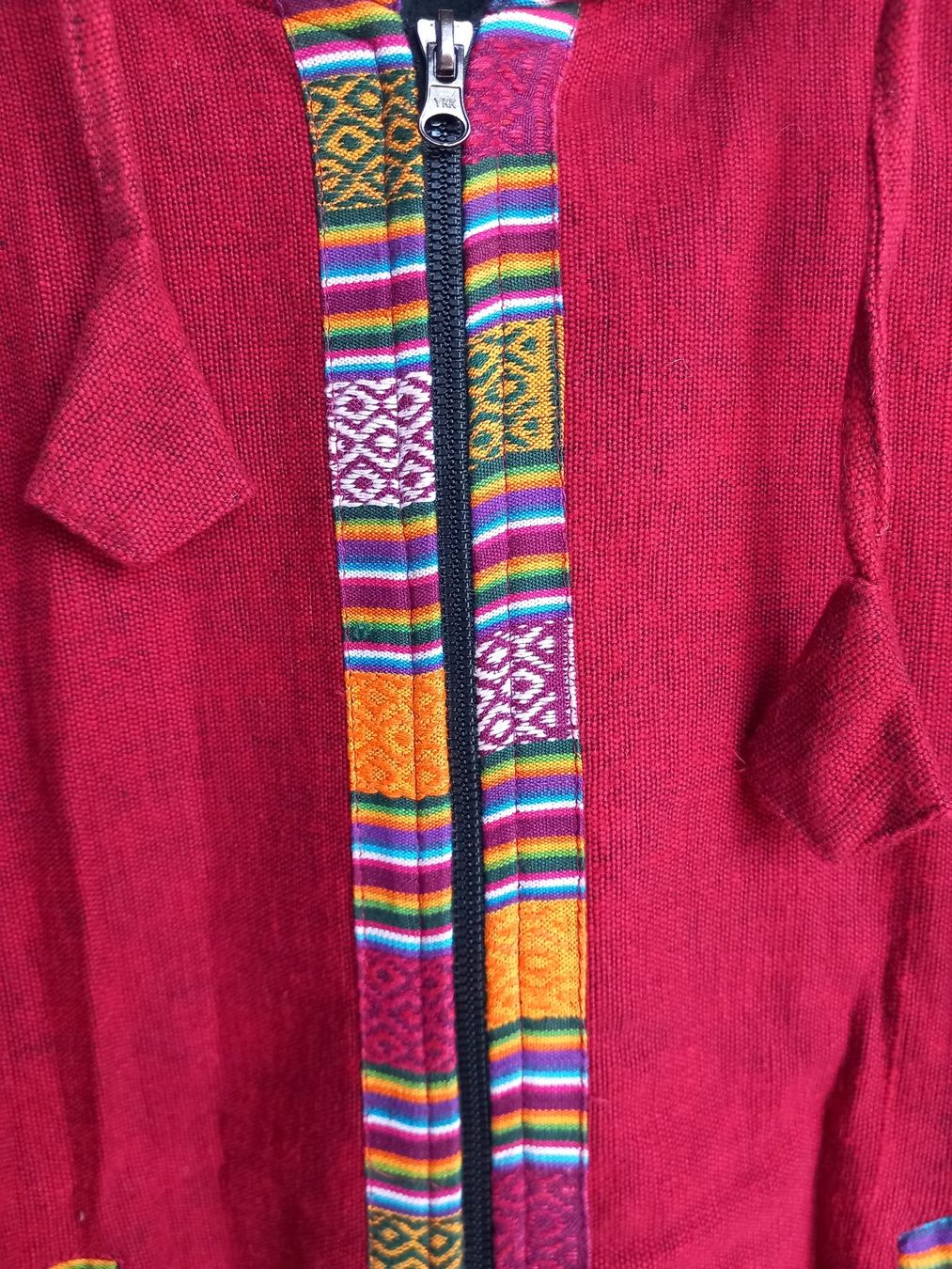 Giacche: Veste à capuche rouge ethnique Goodway – Nuovo (secondo la descrizione) da Faoug venduto da per_kp6r 2