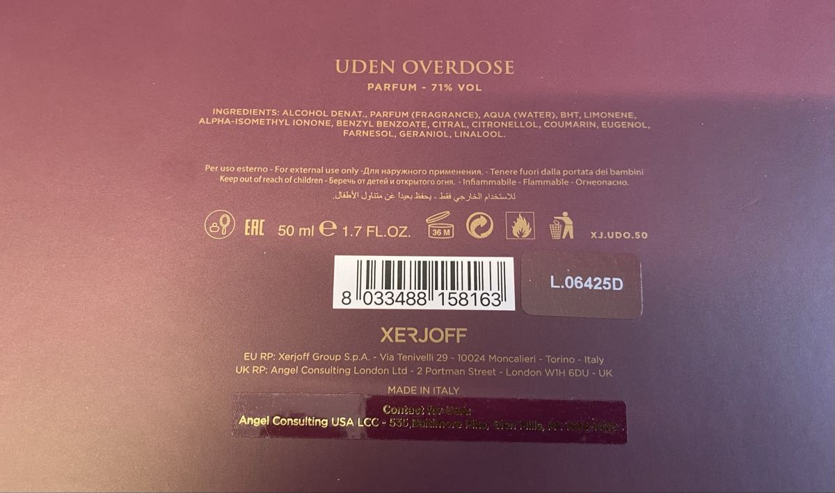 Xerjoff Parfum & Eau de Toilette: Xerjoff Uden Overdose NEUF  – Neu (gemäss Beschreibung) aus Corseaux von atchoum66 5