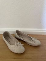 beige Ballerinas, Grösse 38