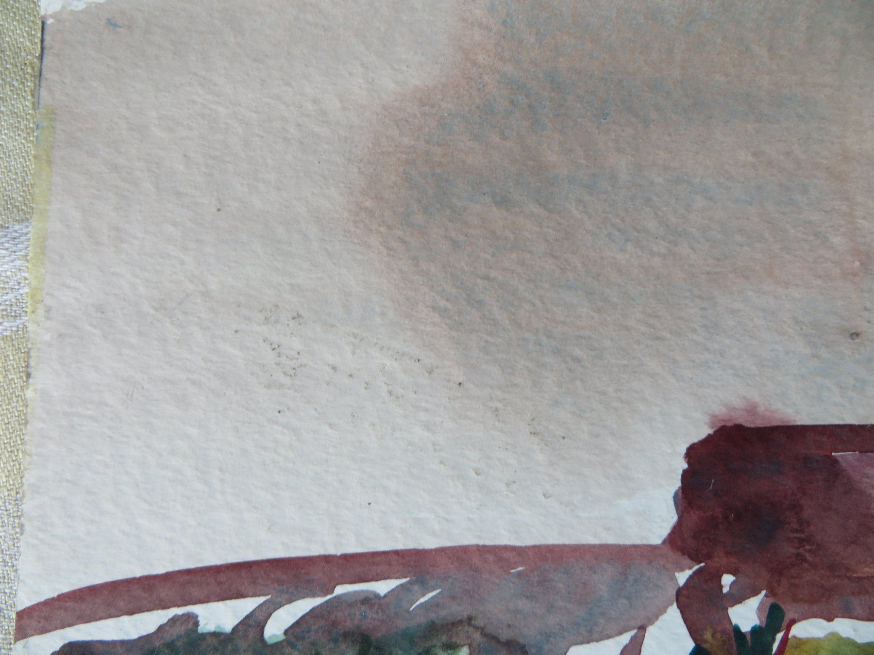 Gemälde: Hans Weidmann Aquarell  1918-1997 – Gebraucht aus Bad Ragaz von FutureZ 2