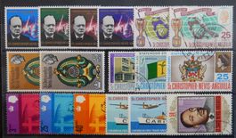St Christopher and Nevis-Anguilla British Lot mit alten Wert
