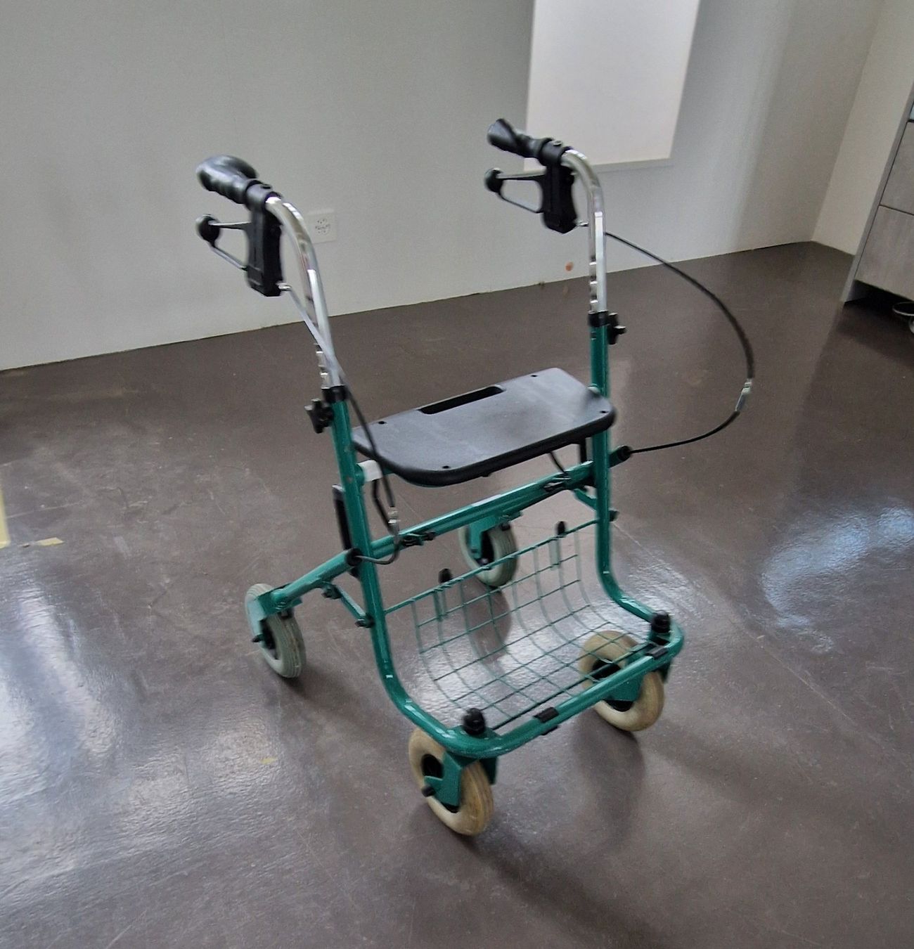 Ausili per la deambulazione: Rollator Farbe Grün Nr. 1 – Usato da Niederbipp venduto da Trude04