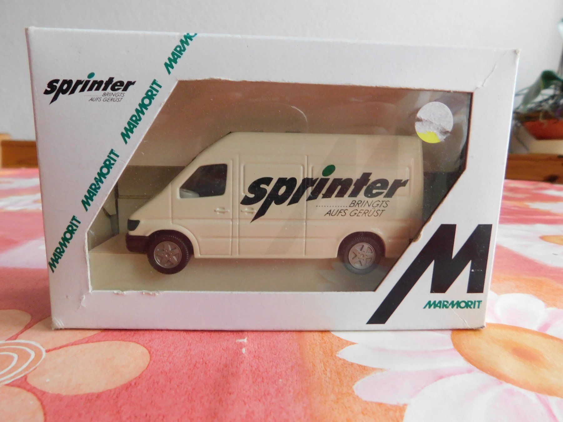 Siku Modellini d'auto: Siku Mercedes Sprinter Werbemodell Marmorit – Nuovo (secondo la descrizione) da Strengelbach venduto da Wedi73 7