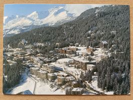 Ansichtskarte vue d’avion Montana Winter 1980