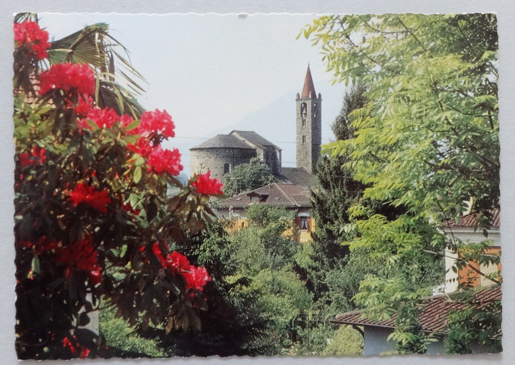 Ansichtskarten: Tesserete, Chiesa di Santo Stefano – Gebraucht aus Fétigny von Billy2miny
