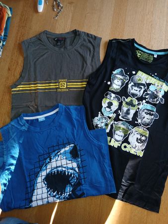 3 t shirt ärmellos 164