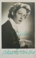 Jeannette Schultze (1931-1972) Schauspielerin - sign. Foto