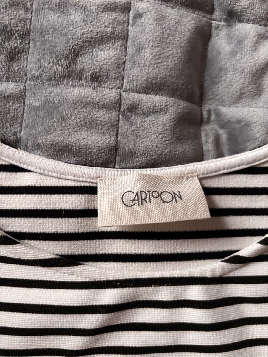 Maglioni & Felpe: Cartoon Pullover gestreift Olive weiss Grösse 36 – Usato da Weisslingen venduto da Yuna123 3
