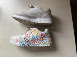 Für Girls: SKECHERS, weiss, Grösse 38