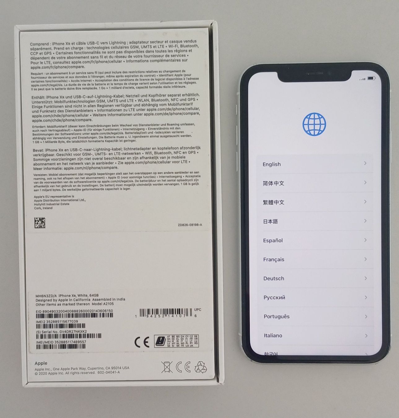 Apple Portables: iPhone XR, Weiss, 64GB – D'occasion à Rothenburg par Hatari 2