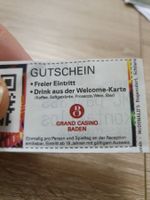 Grand Casino Baden Freier Eintritt / Drink (Anzahl wählen)