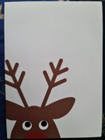 Grusskarte Rentier Weihnachten Winter