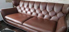 Echt Leder Sofa 3 sitzer sehr guter Zustand 