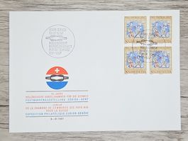 CL17 Enveloppe + Timbre Suisse 1967