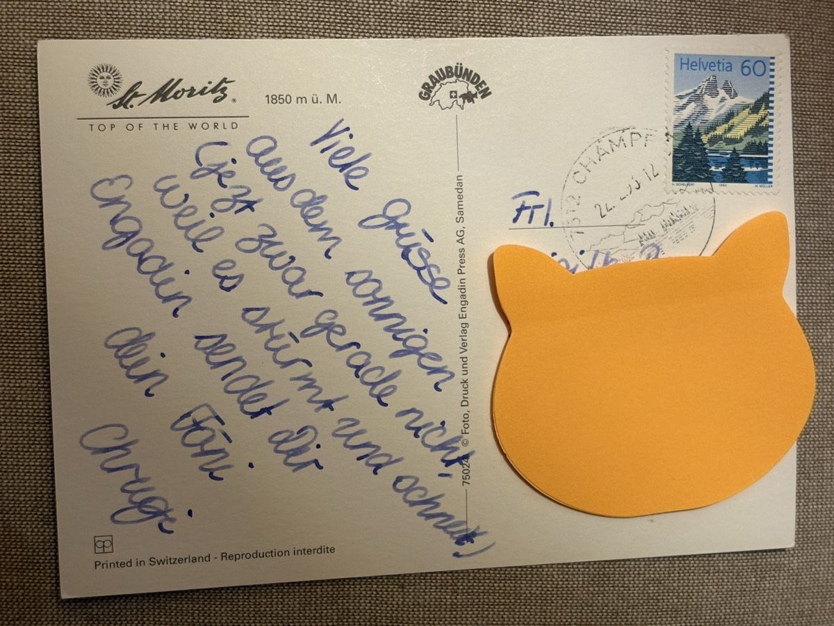 Cartoline postali: AK von St. Moritz – Usato da Rümlang venduto da Kartenpost1 1