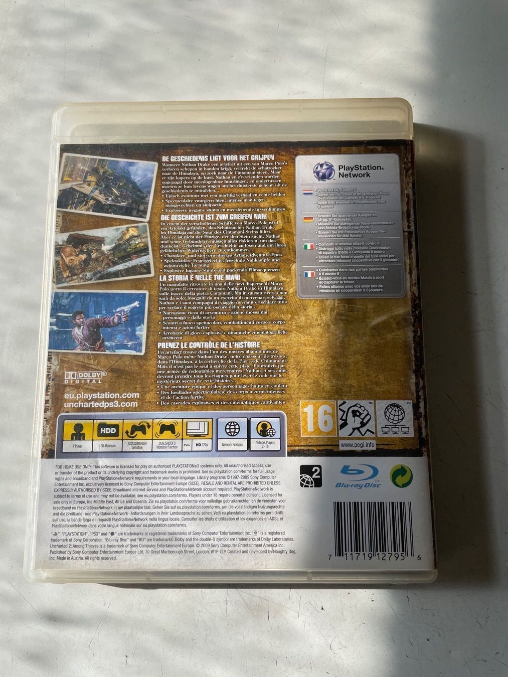 Sony Jeux: PS3 uncharted 2 – D'occasion à moudon par faucheur2 1