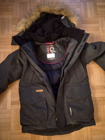 Kinderjacke Reima TEC Grösse 122 Anthrazit guter Zustand