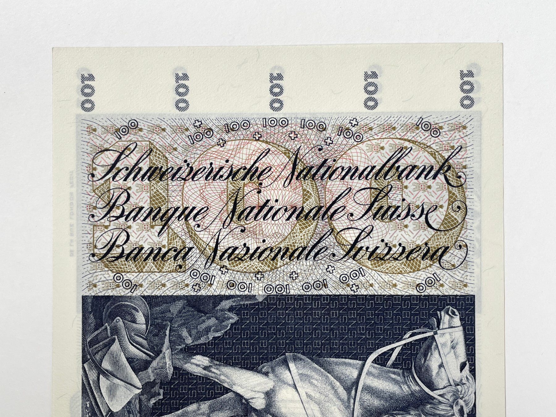 Banknoten: 100er Note Schweiz - 1972 – Gebraucht aus Zürich von Hedwig-steig 4