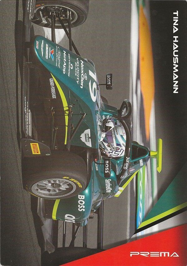 Autografi: Autogrammkarte Tina Hausmann 2024 – Usato da Solothurn venduto da F1shop1 1