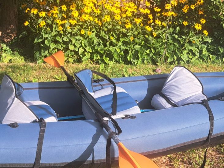 Decathlon Barche: Itiwit Kajak, aufblasbar - ideales Sommer-Freizeitboot! – Usato da Maienfeld venduto da Marcello.68 6
