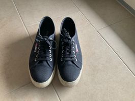 Superga Schuhe Gr. 40 Dunkelblau - Idealer Sommerschuh!