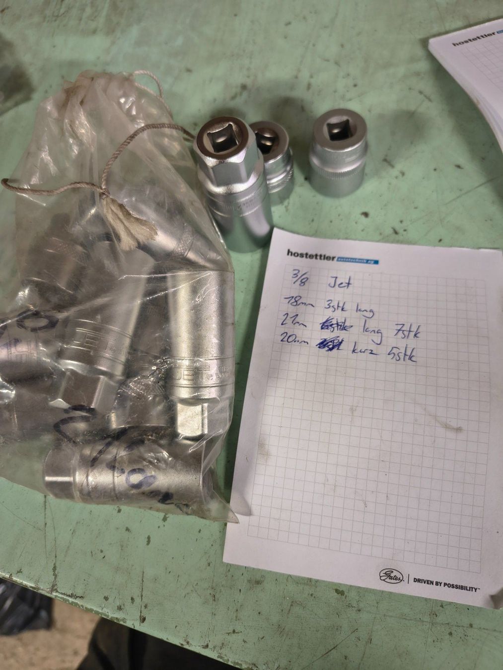 Tutti gli attrezzi: 15x Stecknüsse Jet – Usato da Oberhelfenschwil venduto da Leanhar13