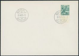 1936 - Landschaftsbilder - Abart - Brief