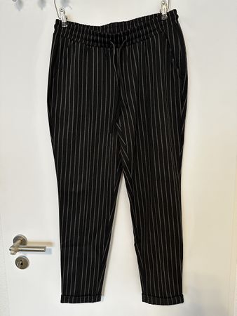 VIVANCE Stoffhose mit Streifenmuster, Gr. 38 komplett neu!