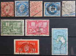 Norwegen Lot mit alten Werten