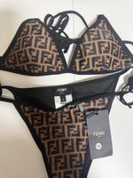 FENDI Bikini FF Logo braetter M neu mit Etikett