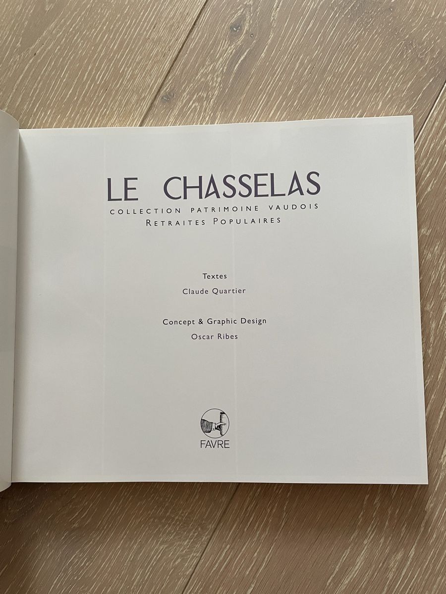 Bücher: Le Chasselas Favre 2008 – Neu (gemäss Beschreibung) aus Sins von Patrickwe 1