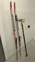 Skis Rossignol Xium Skating poles Fischer RC5