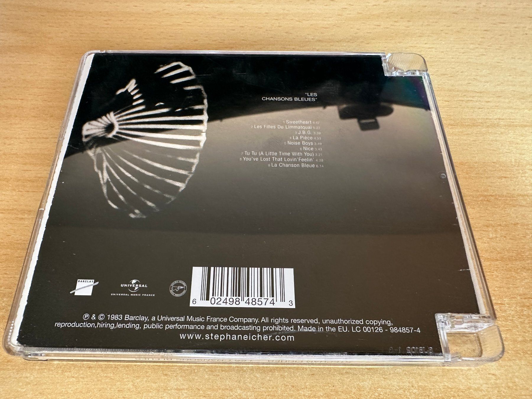 CDs: M1 Stephan Eicher – Les Chansons Bleues – Gebraucht aus Rikon im Tösstal von Alpenmutz 1